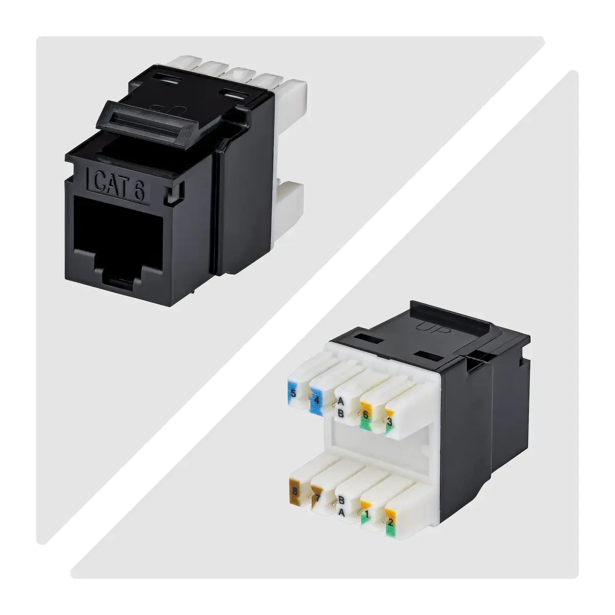 StarTech.com C6KEY110180BK24PK keystone module C6KEY110180BK24PK Photo 2
