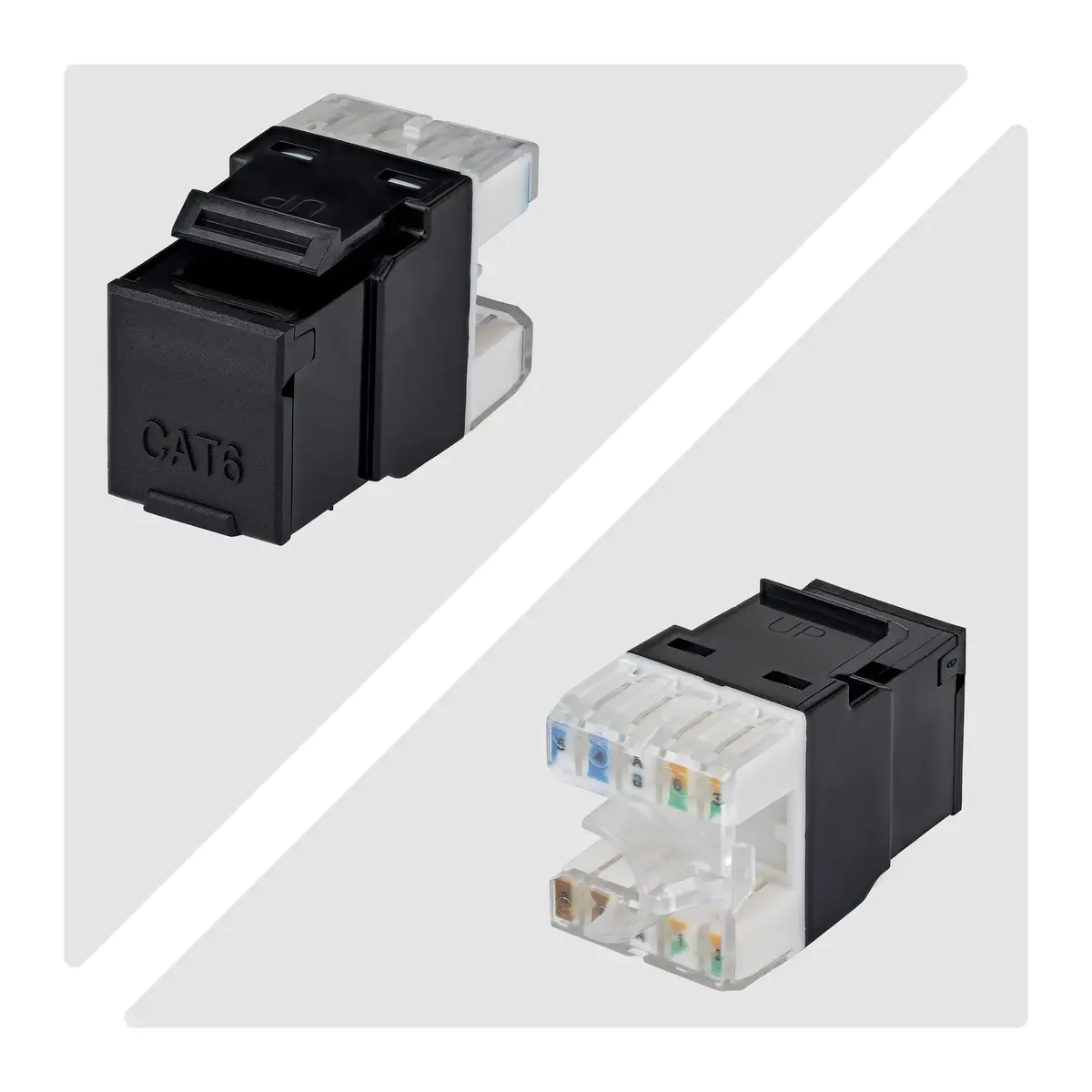 StarTech.com C6KEY110180BK24PK keystone module C6KEY110180BK24PK Photo 3