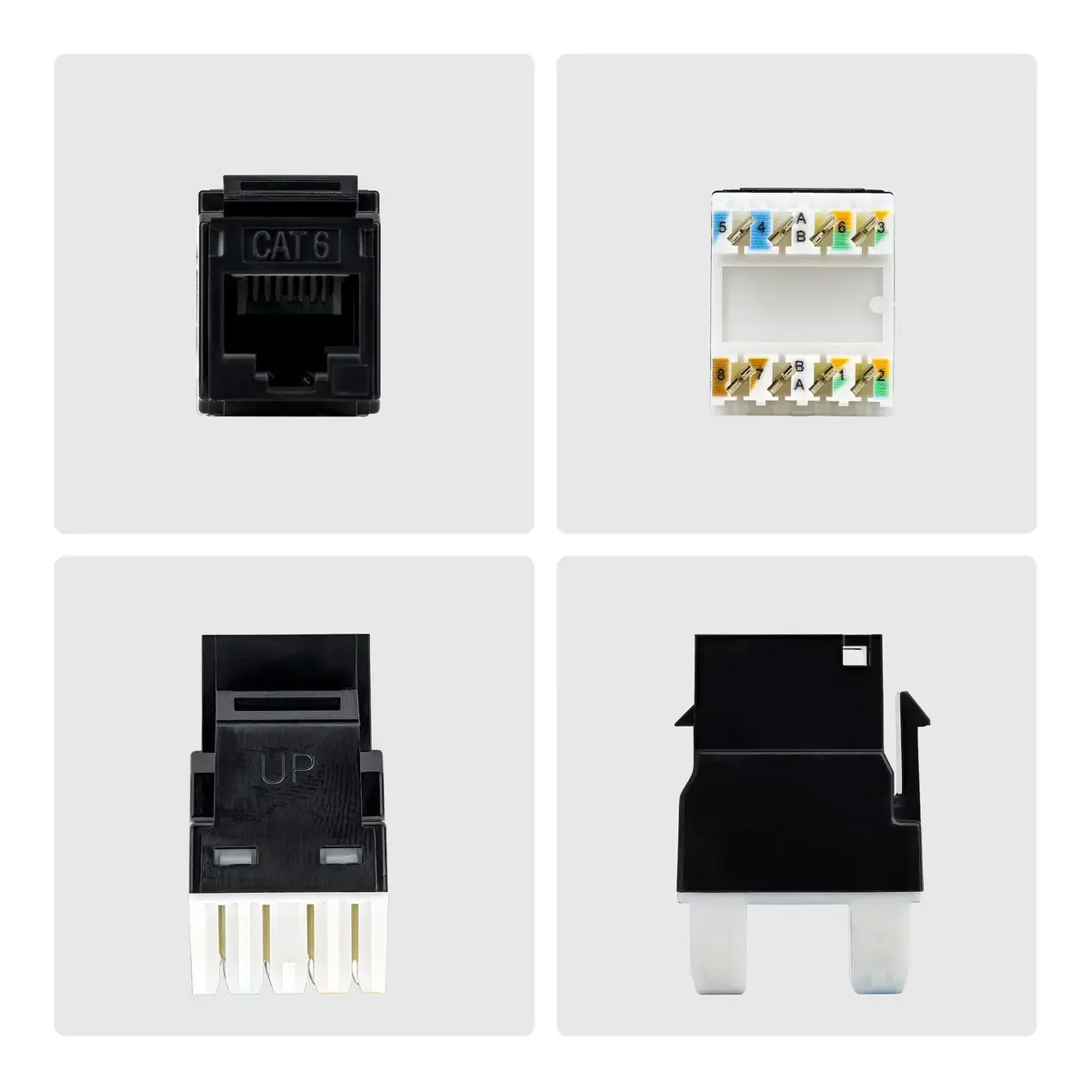 StarTech.com C6KEY110180BK24PK keystone module C6KEY110180BK24PK Photo 4