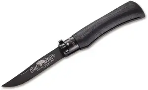 Складной нож TOGO Old Bear M All Black с лезвием из нержавеющей стали 420