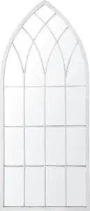 Beliani Lustro ścienne 50 x 115 cm szare CASSEL