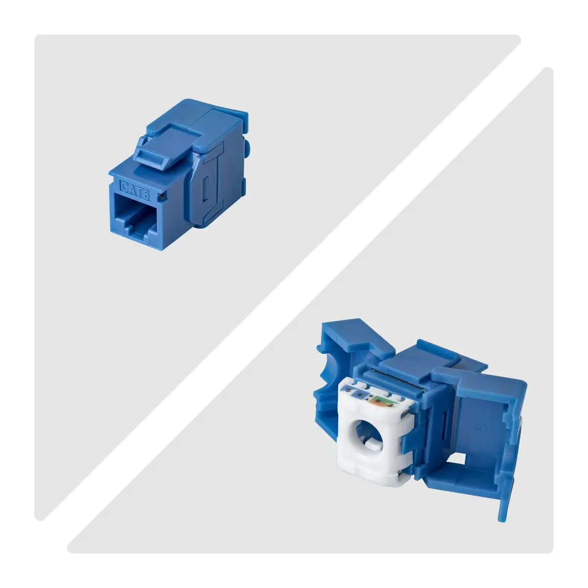 StarTech.com C6KEYTL180BL24PK keystone module C6KEYTL180BL24PK Photo 2