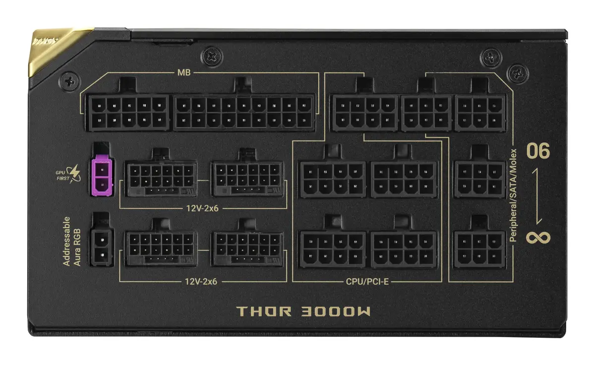 ASUS ROG Thor 3000W Titanium III Edition 20 power supply unit 90YE00VA-B0NA00 Photo 11