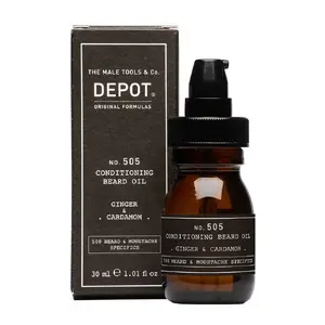 DEPOT The Male Tools & Co. No. 505 Conditioning Beard Oil - Ginger & Cardamom 30 ml Масло для бороды