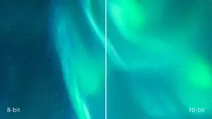 1.074 billion colors for smooth color gradations and detail
