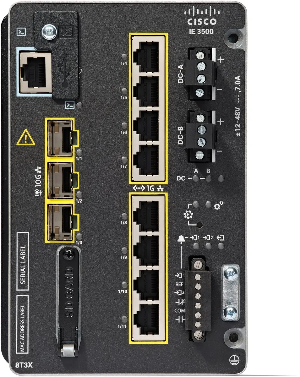 Cisco Catalyst IE3500 rūpnieciskais pārvaldāmais L2/L3