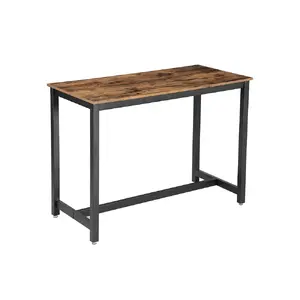 Vasagle LBT91X virtuves un ēdamistabas galds Bārs Taisnstūra forma Fiksētā tabula 4 kāja (-s)