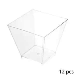 Набор из 12 квадратных стаканчиков FIVE S SMART MINI SQUARE CUPX12