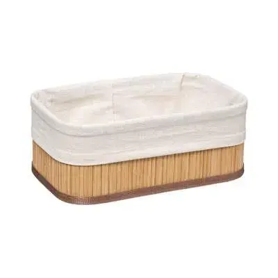 FIVE S SMART Basket Set of 3 Natural Bamboo Photo 3