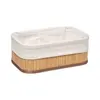 FIVE S SMART Basket Set of 3 Natural Bamboo Photo 3
