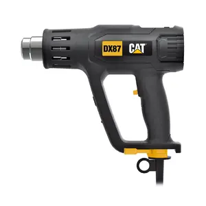 Celtniecības fēns CAT DX87 2000W, 300-500 l/min, 600 °C, LCD displejs
