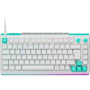 Игровая клавиатура Logitech G512 X 75, 75% раскладка, переключатели Dual Swap, частота опроса 8K, RGB, белая