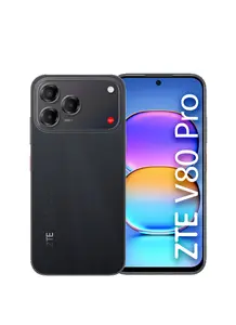 ZTE V80 Pro Smartphone, 6.75-inch Display, 8GB RAM, 256GB Storage, 108MP Triple Camera, 5000mAh Battery, Android 16.0, Black