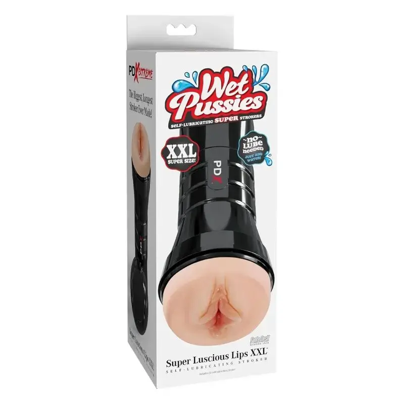Мастурбатор PDX EXTREME Wet Pussies Super Luscious Lips XXL Light Photo 6