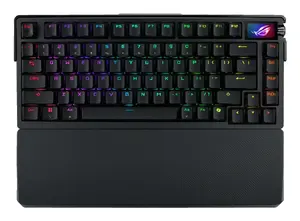 ASUS ROG Azoth Extreme клавиатура Игровой USB + RF Wireless + Bluetooth QWERTZ Французский Черный