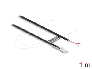 DeLOCK 91811 Temperature Sensor Extension Cable M4 with Open Ends 1m