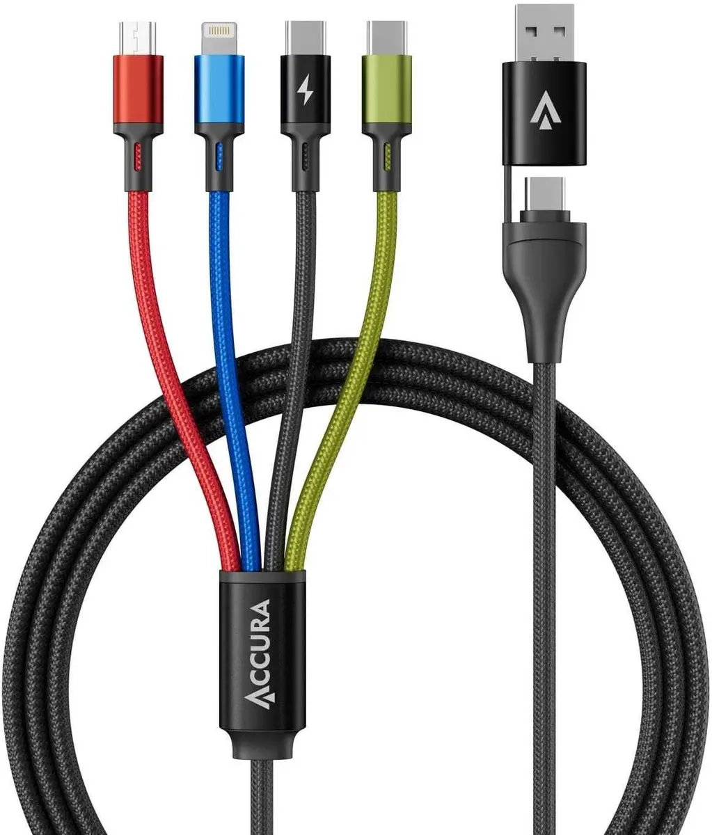 Accura 8-in-1 universālais kabelis USB-A/USB-C uz