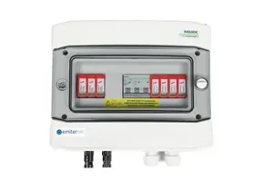 EMITER EM-41_DCAC Hermetic IP65 DC/AC Switchgear with Dehn Type 2 Surge Arrester for 1 PV String and 1 MPPT