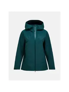 Kurtka damska PEAK PERFORMANCE W Treeline Hipe 2.5L Shell Jacket kolor zielony - M