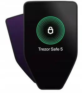 Trezor Safe 5 Hardware Cryptocurrency Wallet Violet