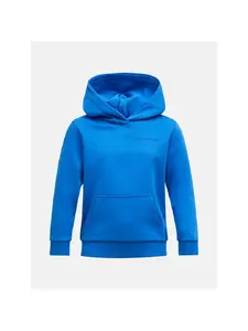 Bluza juniorska PEAK PERFORMANCE Jr Original Small Logo Hood kolor niebieski - 140