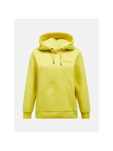 Bluza damska PEAK PERFORMANCE W Original Small Logo Hood kolor ĹĽĂłĹ‚ty - S
