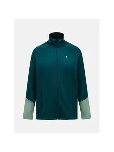 Bluza mÄ™ska PEAK PERFORMANCE M Rider Essentials Midlayer Zip Jacket kolor zielony - L
