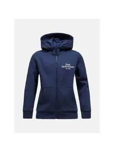 Sweater PEAK Original Zip Hood Junior blue