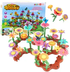 Конструктор LEANToys Творческий сад, 198 деталей