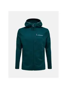 Bluza mÄ™ska PEAK PERFORMANCE M Trail Polartec Power Grid Zip Hood kolor zielony - M