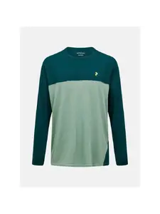 Koszulka mÄ™ska PEAK PERFORMANCE M Trail Wool-Blend Longsleeve kolor zielony - M