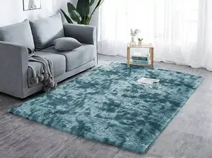 Ковер Strado Ombre Shaggy 160x200 см темно-синий