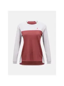 Koszulka damska PEAK PERFORMANCE W Trail Wool-Blend Longsleeve kolor szary - S