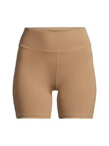 Sieviešu treniņu legingi Casall Regular Waist Bikers zaļā krāsā
