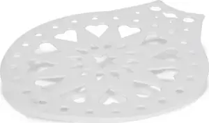 Patisse Pastry Syphon with Stencil 28 cm White