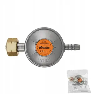 BRADAS RG C31-37L gāzes spiediena regulators ar EFV drošības vārstu 37mbar