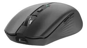 Wireless silent mouse DELTACO with dual mode and adjustable DPI, rechargeable, black / MS-816 / 1902488