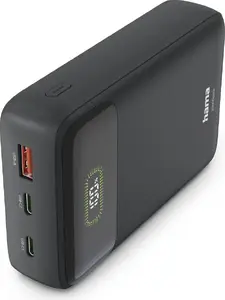 Hama Power Pack PD20-W20 20000mAh, Ausgang: 2x USB-C, USB-A, Schnellladen, Ant (00201780)
