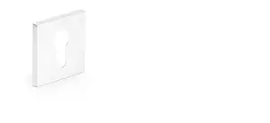 METAL-BUD CUBE Q SLIM Door Lock, Matte Nickel
