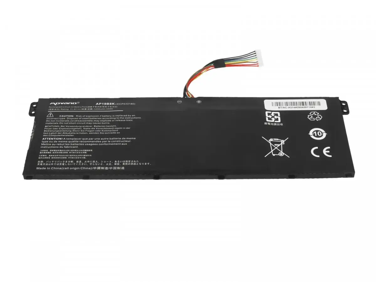 Movano AP19B8K Battery for Acer Aspire 3 Photo 3
