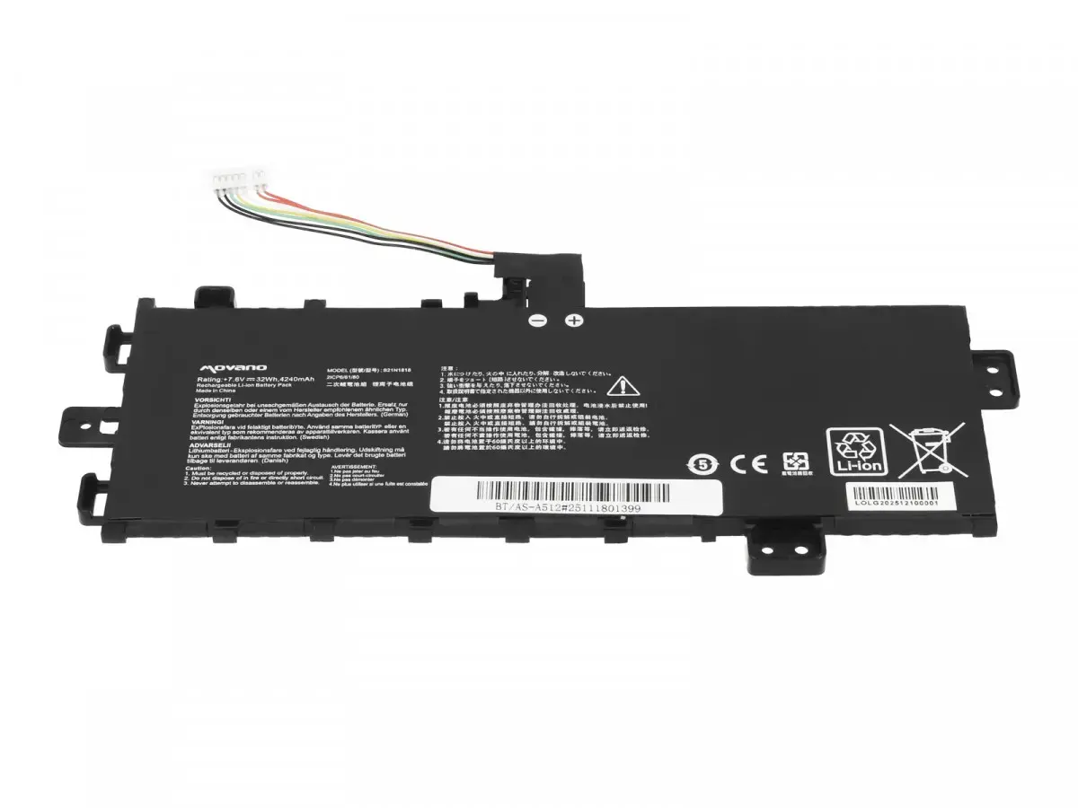 Movano Battery for Asus VivoBook 17 D712 S712 X712 Photo 3