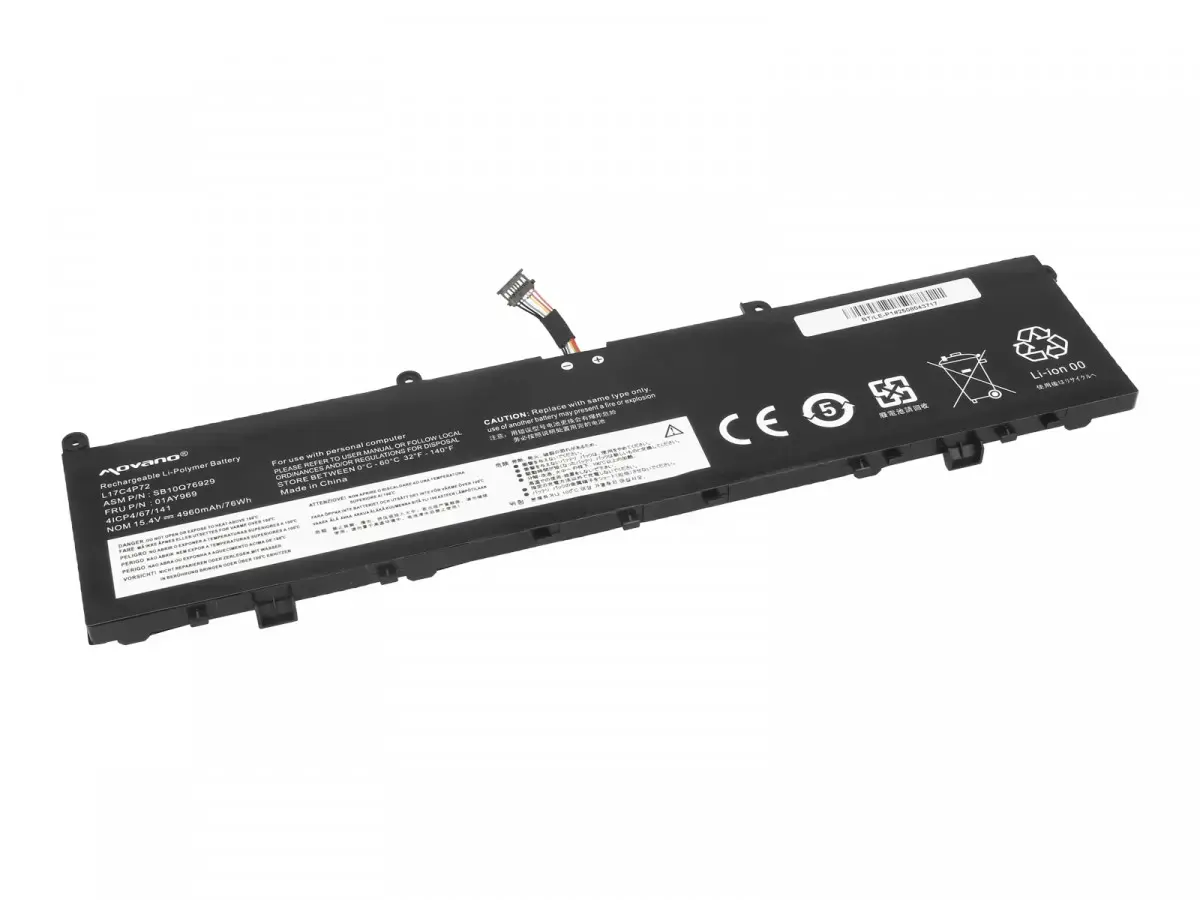 Movano Battery for Lenovo ThinkPad P1 and X1 Extreme Photo 2