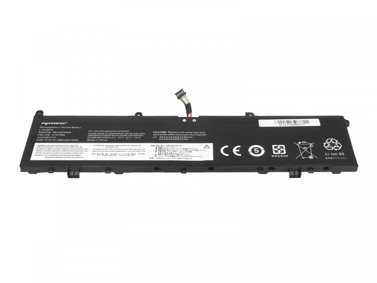 Movano Battery for Lenovo ThinkPad P1 and X1 Extreme Photo 3