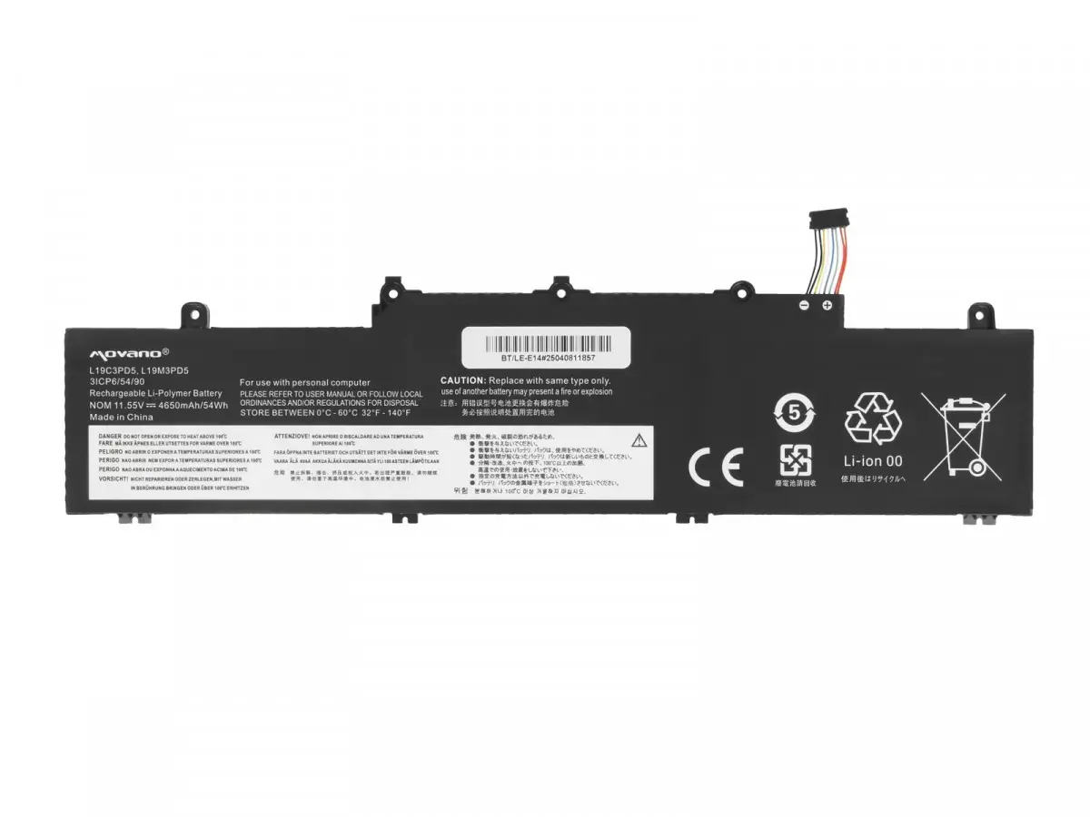 Аккумулятор Movano BT/LE-E14 для Lenovo ThinkPad E14 E15 Photo 5