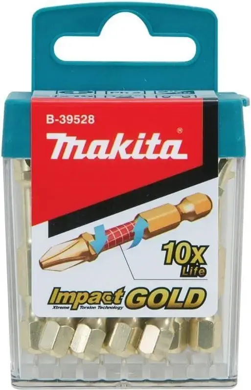 Биты для шуруповерта Makita B-39540 PZ2 50 мм Photo 2