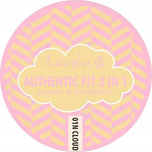 LOVELY Authentic Fit 2in1 Pressed Foundation and Face Powder 01 10g