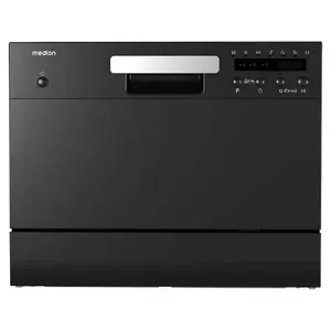 MEDION DWT60 Countertop Dishwasher, 6 Place Settings, 49 dB, Energy Class D