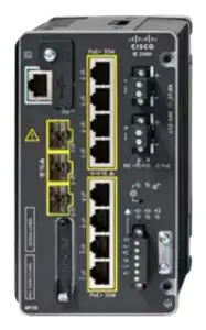 Cisco Catalyst IE-3500-8P3S-A tīkla pārslēgs Vadīts L2 Gigabit Ethernet (10/100/1000) Power over Ethernet (PoE) Melns