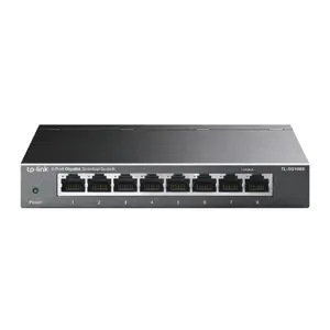 TP-Link TL-SG108S nepārvaldāms gigabitu galddatora komutators ar 8 RJ-45 pieslēgvietām