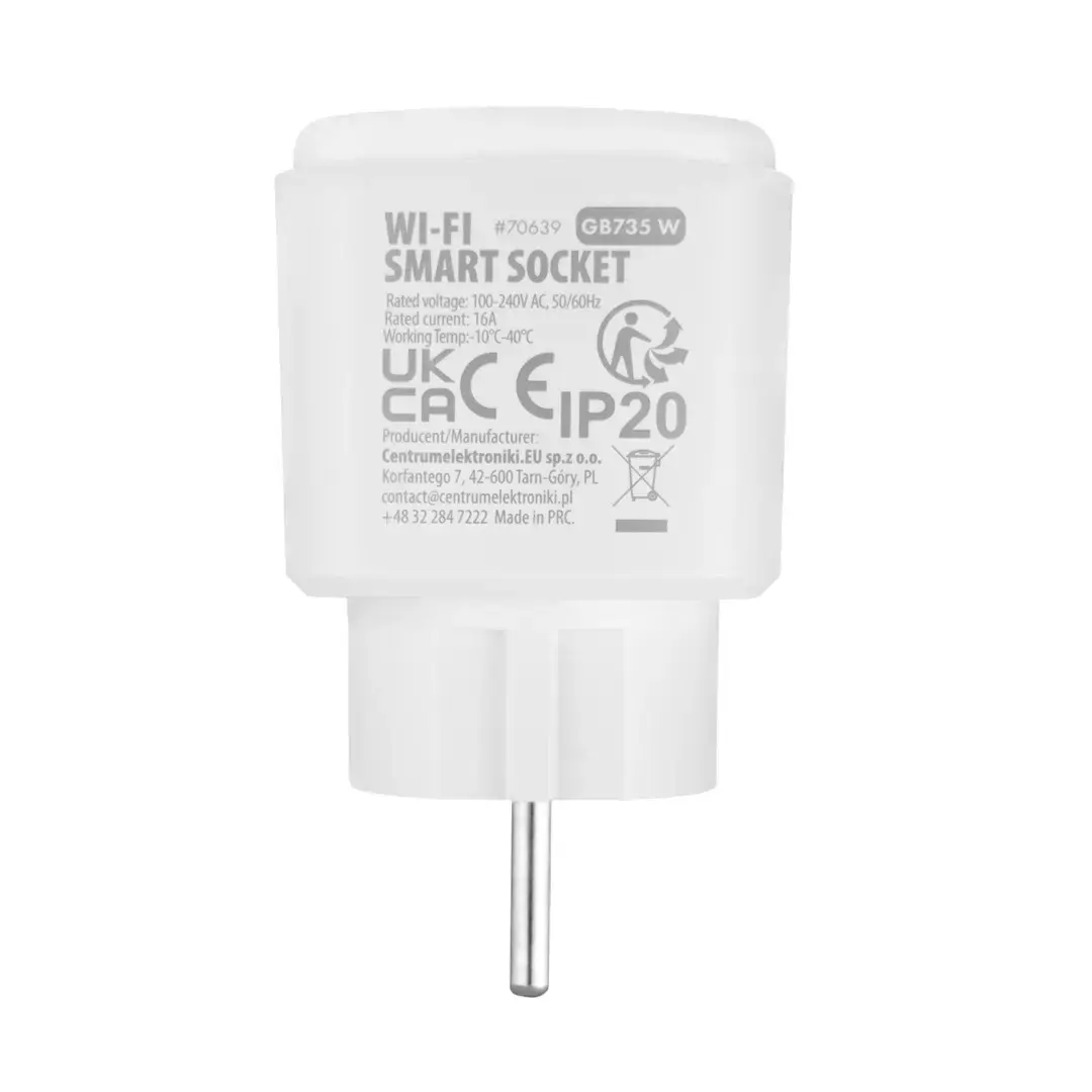Умная розетка GreenBlue GB735 W WiFi с ваттметром Photo 10